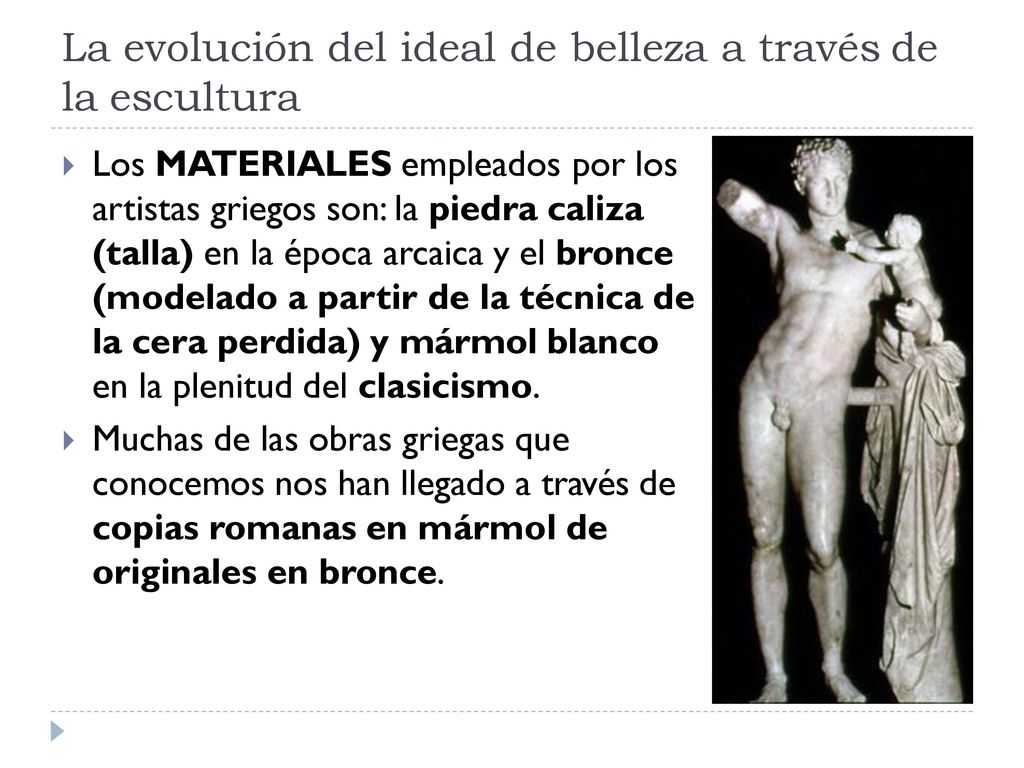 La evolución del ideal de belleza a través de la escultura