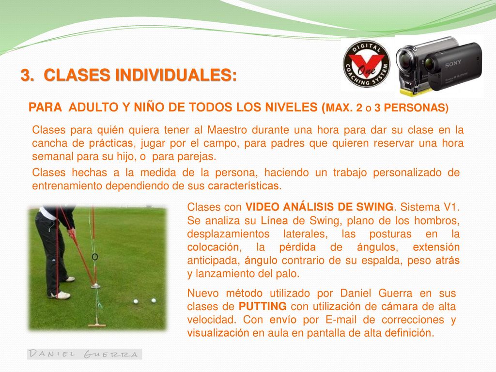 3. CLASES INDIVIDUALES: PARA Adulto y niño de todos los niveles (max. 2 o 3 personas)