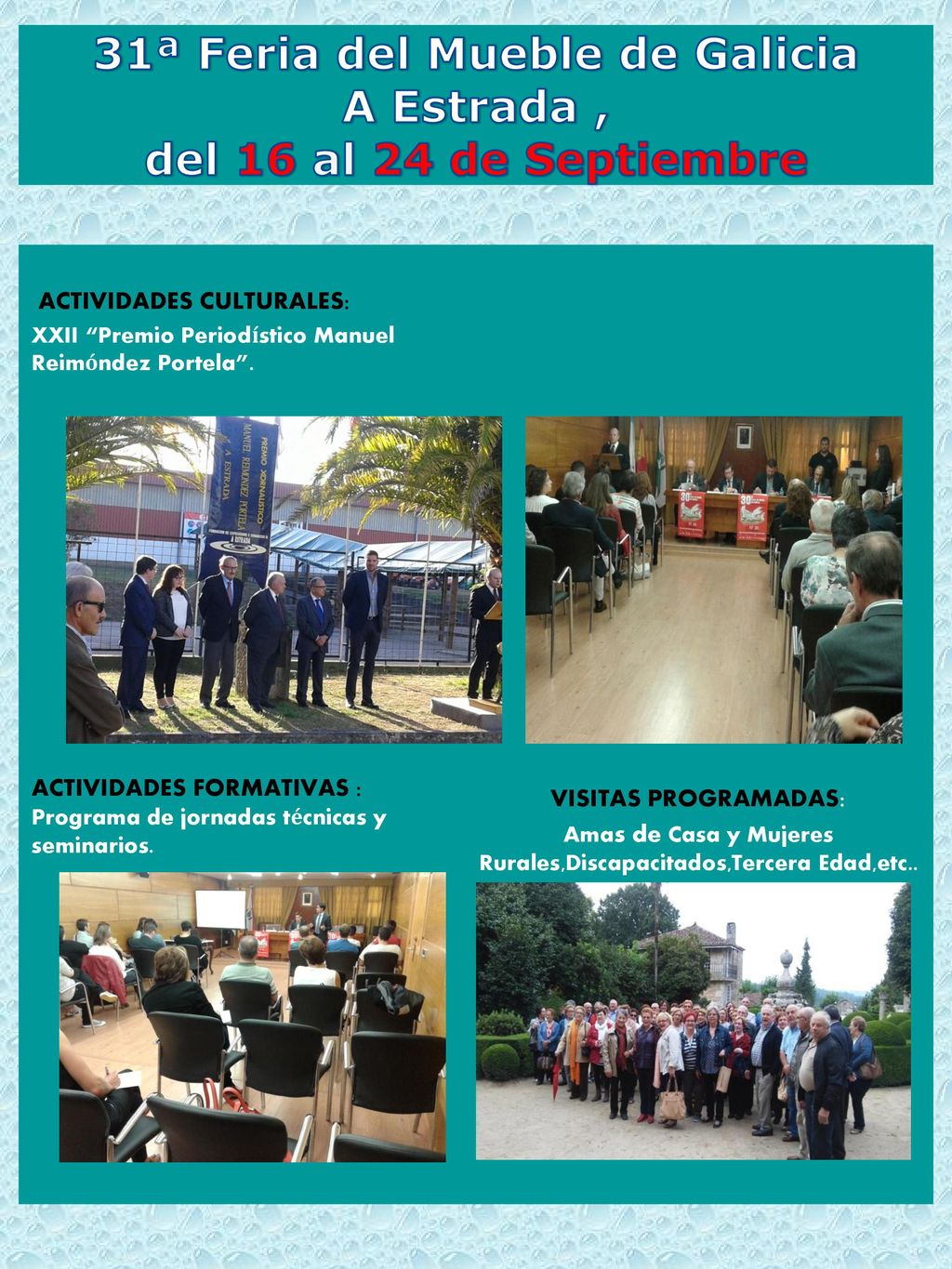 31ª Feria del Mueble de Galicia A Estrada , del 16 al 24 de Septiembre