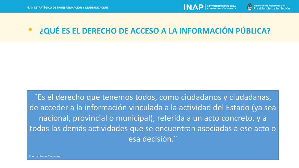 ¿QUÉ ES EL DERECHO DE ACCESO A LA INFORMACIÓN PÚBLICA