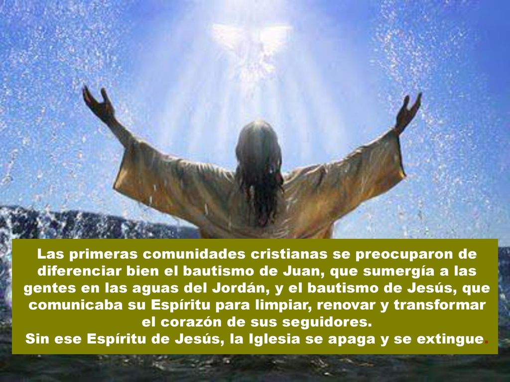 Sin ese Espíritu de Jesús, la Iglesia se apaga y se extingue.