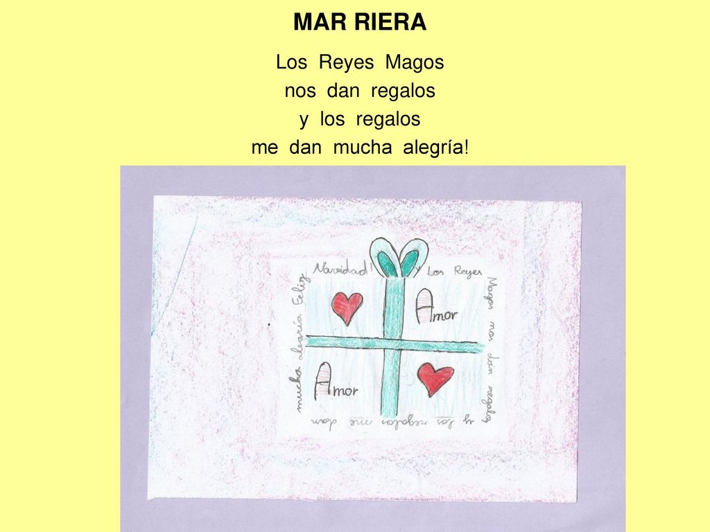 MAR RIERA Los Reyes Magos nos dan regalos y los regalos