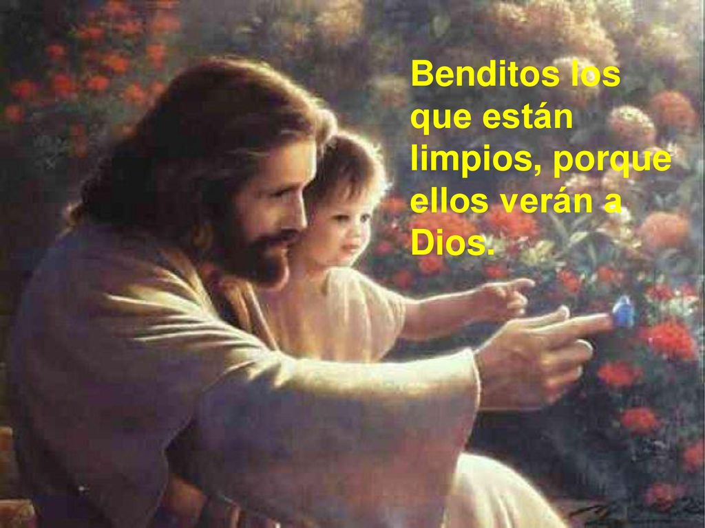 Benditos los que están limpios, porque ellos verán a Dios.