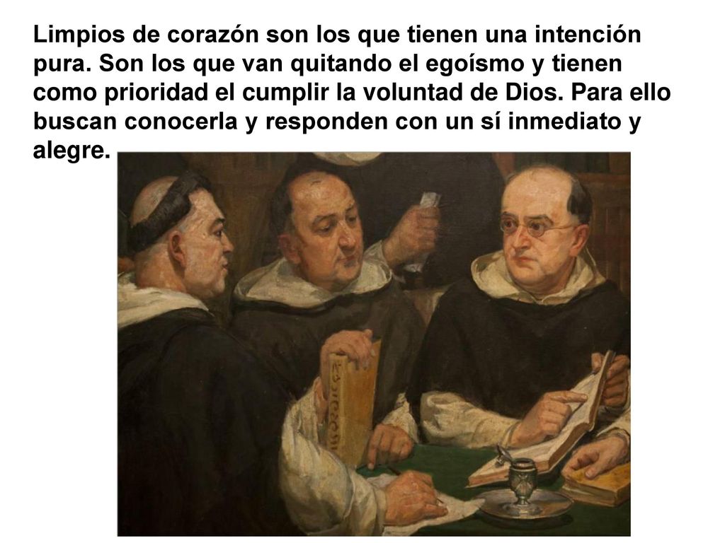 Limpios de corazón son los que tienen una intención pura