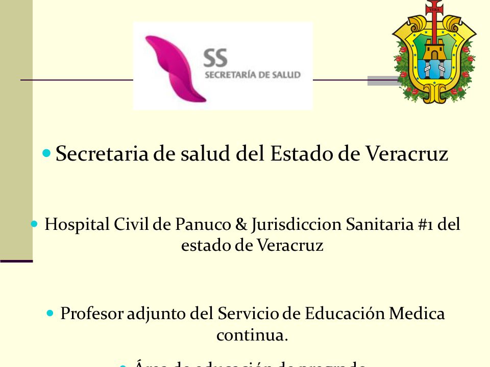 Secretaria de salud del Estado de Veracruz
