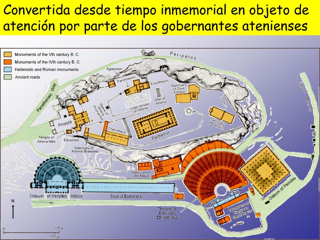 Convertida desde tiempo inmemorial en objeto de atención por parte de los gobernantes atenienses