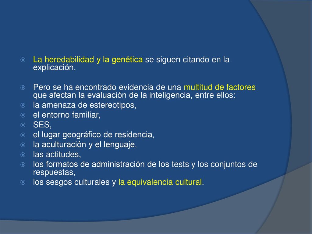 La heredabilidad y la genética se siguen citando en la explicación.