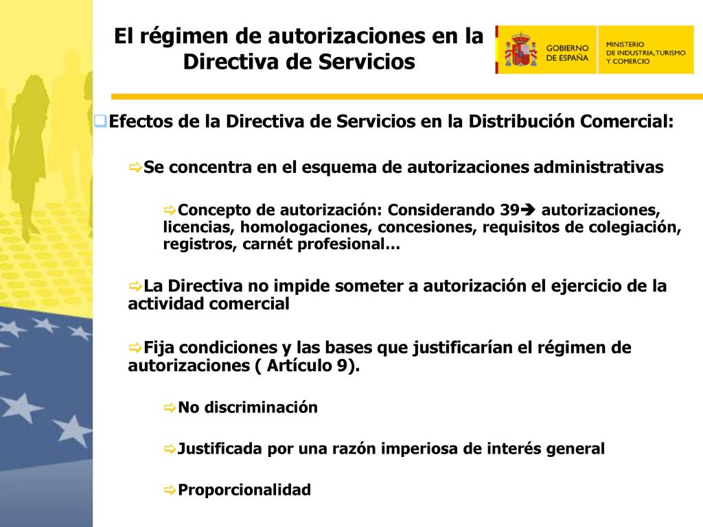 El régimen de autorizaciones en la Directiva de Servicios