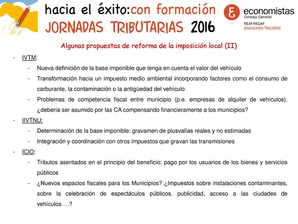 Algunas propuestas de reforma de la imposición local (II)