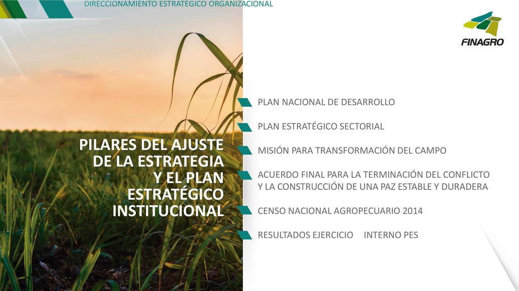 PILARES DEL AJUSTE DE LA ESTRATEGIA Y EL PLAN ESTRATÉGICO