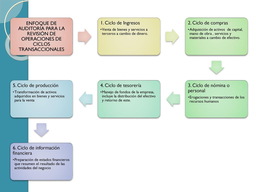 ENFOQUE DE AUDITORÍA PARA LA REVISIÓN DE OPERACIONES DE CICLOS TRANSACCIONALES