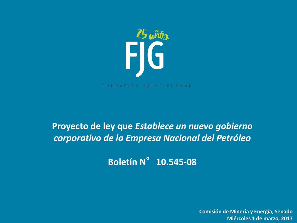 Proyecto de ley que Establece un nuevo gobierno corporativo de la Empresa Nacional del Petróleo