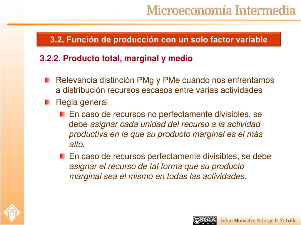 3.2. Función de producción con un solo factor variable