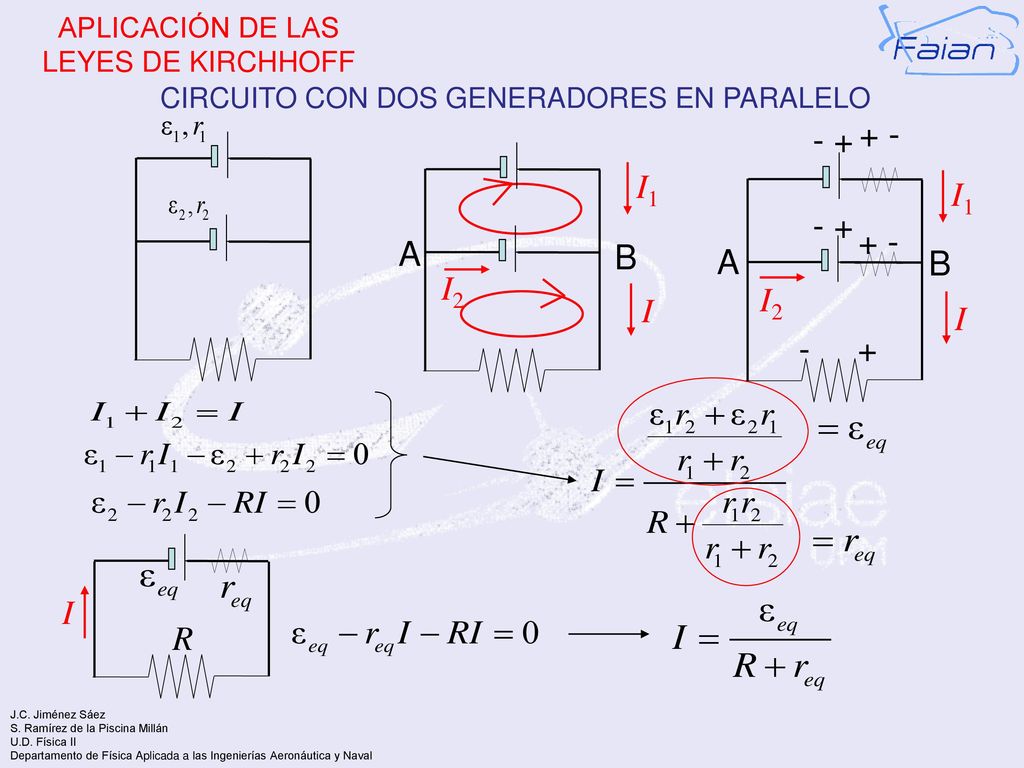 I1 I A B A B I2 I2 I I - + I R