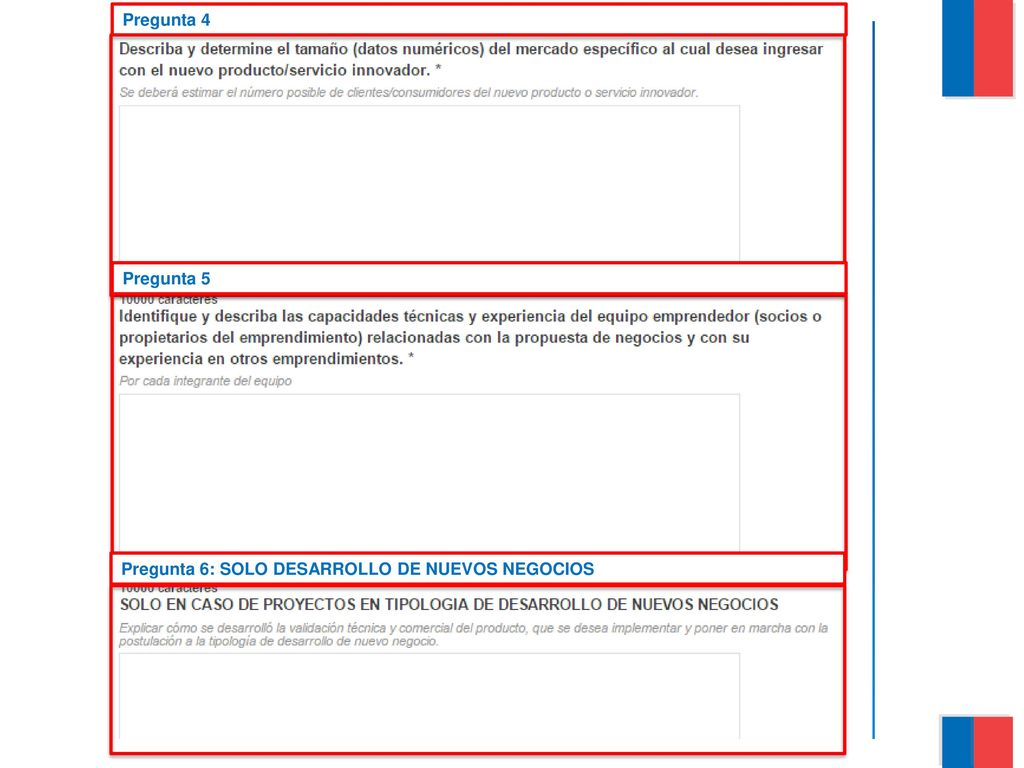 Pregunta 4 Pregunta 5 Pregunta 6: SOLO DESARROLLO DE NUEVOS NEGOCIOS