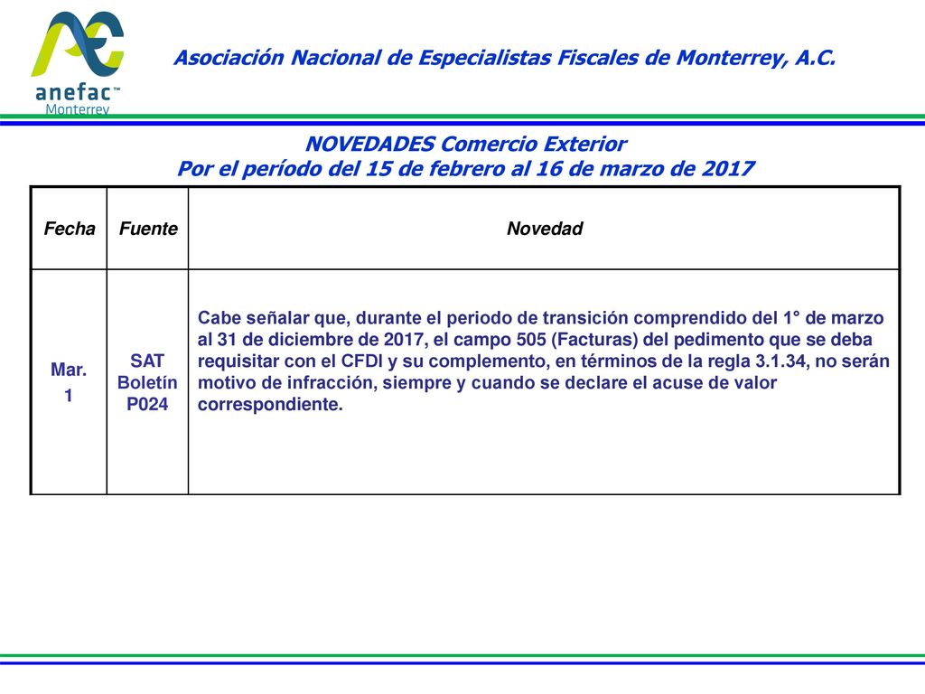 Asociación Nacional de Especialistas Fiscales de Monterrey, A.C.