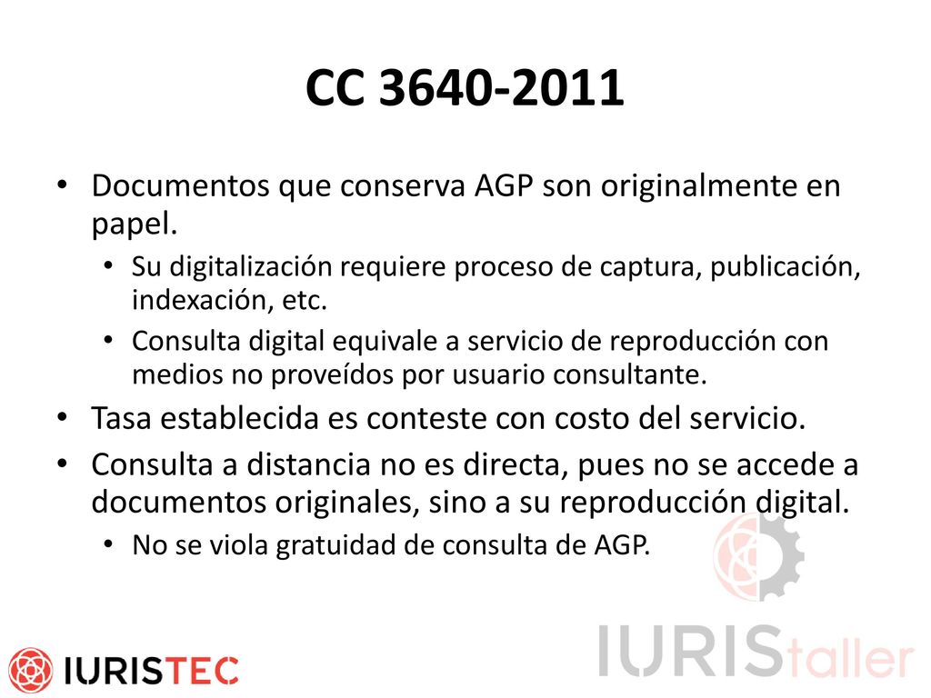 CC Documentos que conserva AGP son originalmente en papel.