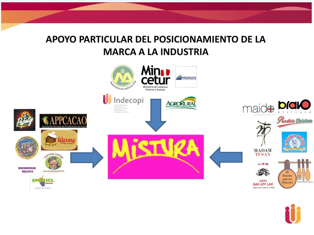 APOYO PARTICULAR DEL POSICIONAMIENTO DE LA MARCA A LA INDUSTRIA