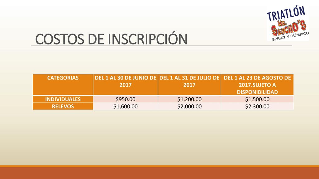 DEL 1 AL 23 DE AGOSTO DE 2017.SUJETO A DISPONIBILIDAD