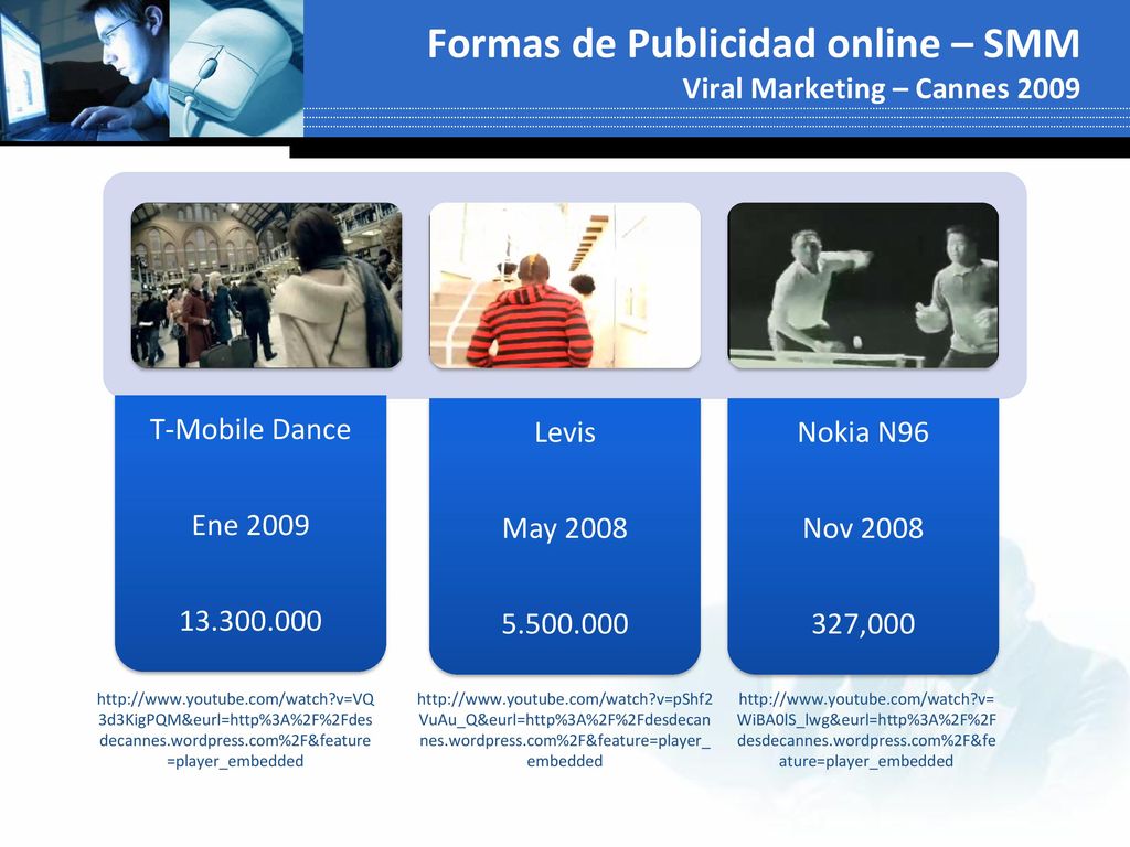 Formas de Publicidad online – SMM Viral Marketing – Cannes 2009