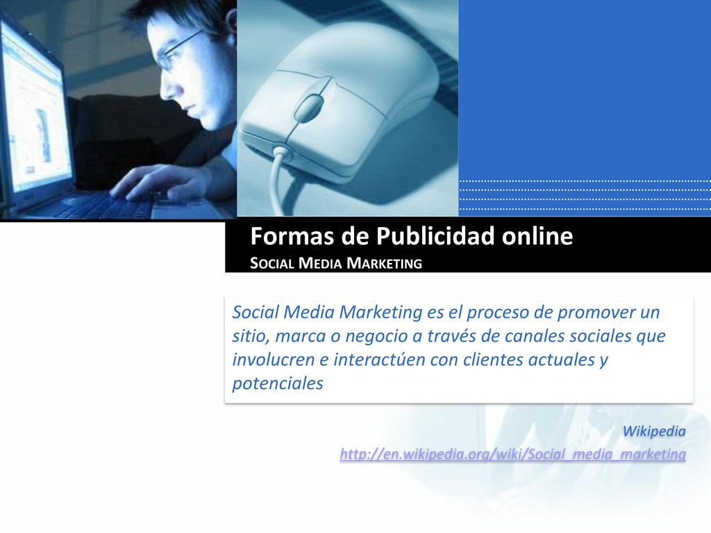 Formas de Publicidad online Social Media Marketing