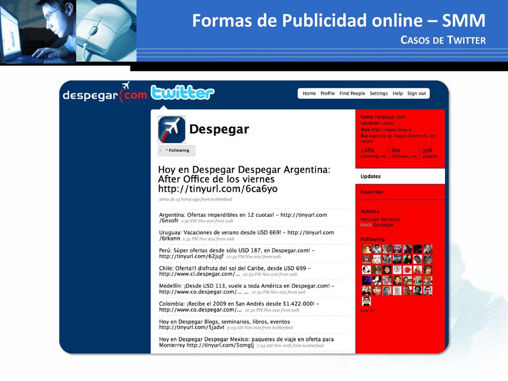 Formas de Publicidad online – SMM Casos de Twitter