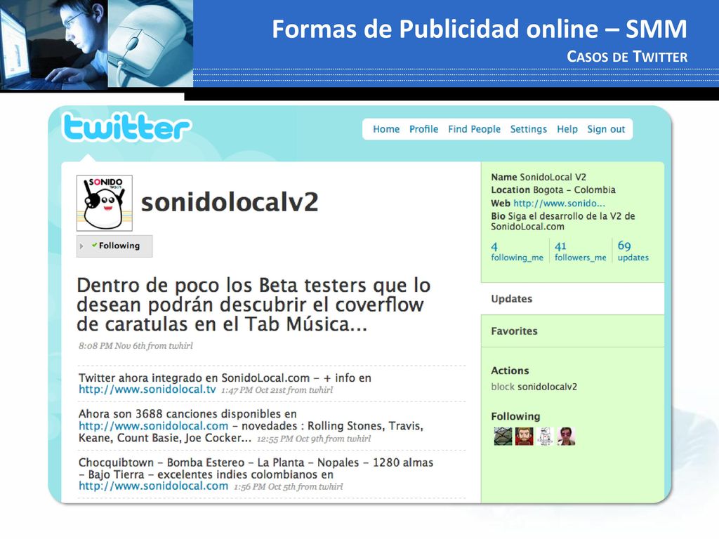 Formas de Publicidad online – SMM Casos de Twitter