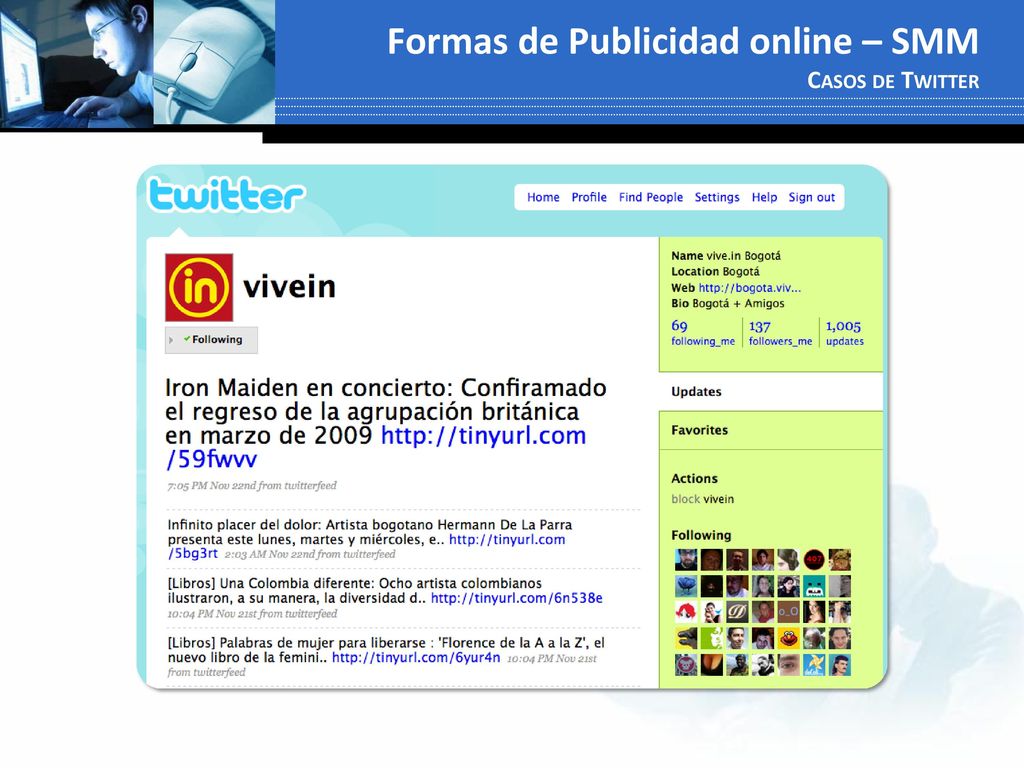 Formas de Publicidad online – SMM Casos de Twitter