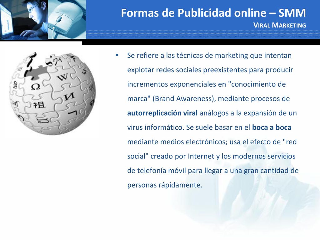 Formas de Publicidad online – SMM Viral Marketing