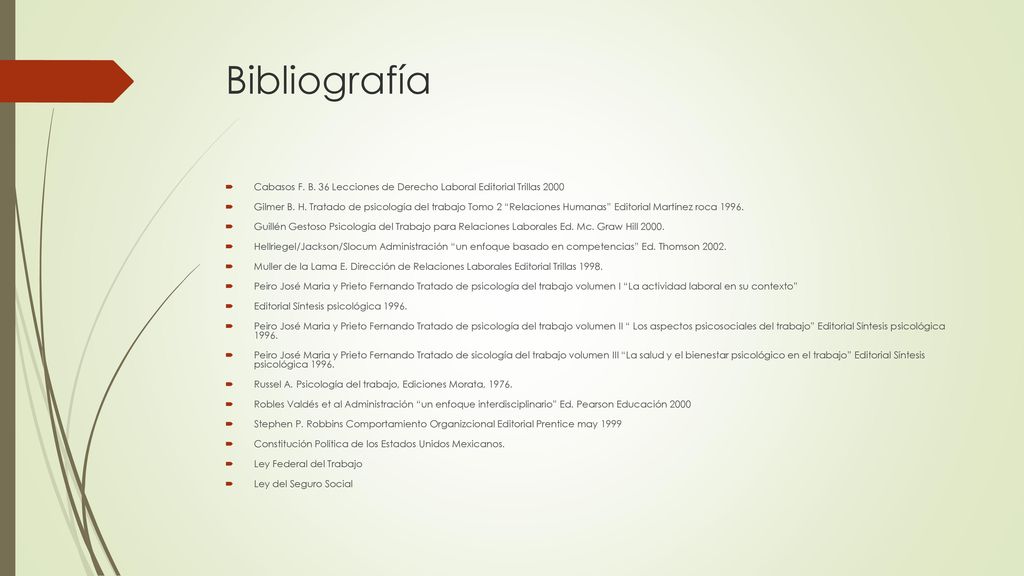 Bibliografía Cabasos F. B. 36 Lecciones de Derecho Laboral Editorial Trillas