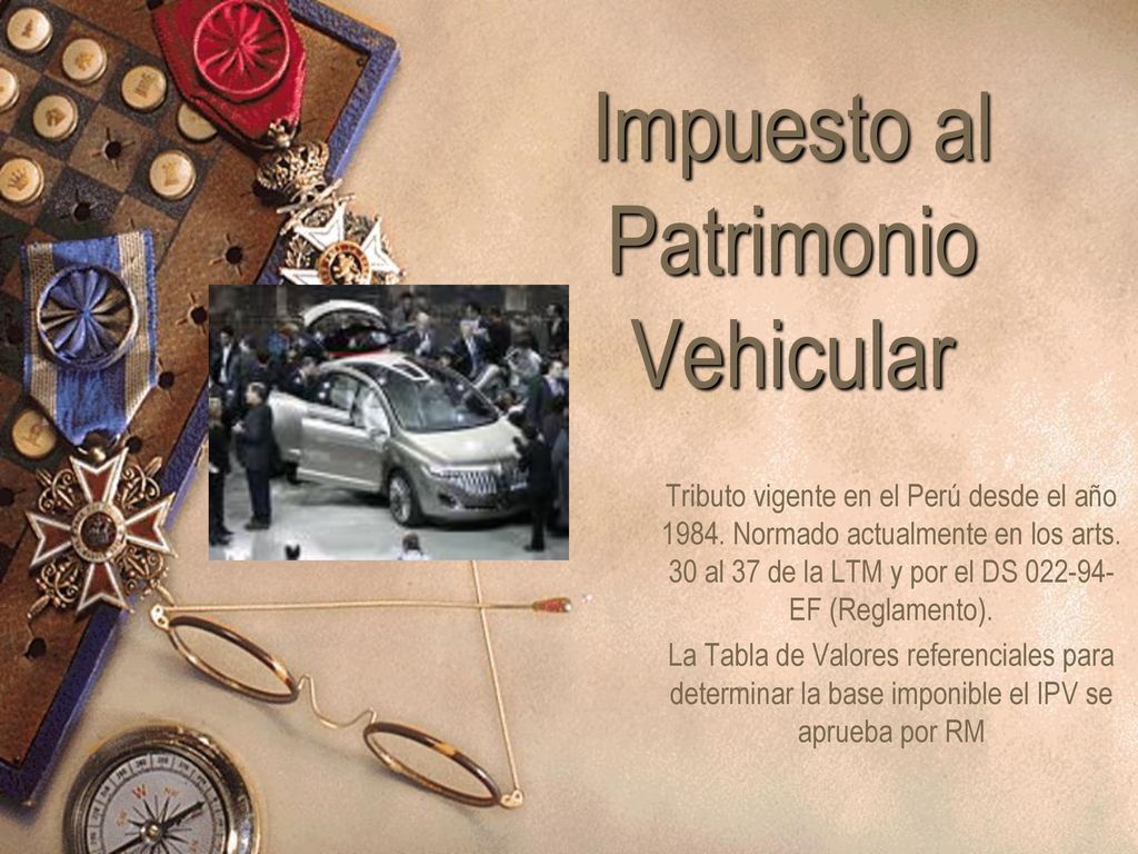 Impuesto al Patrimonio Vehicular