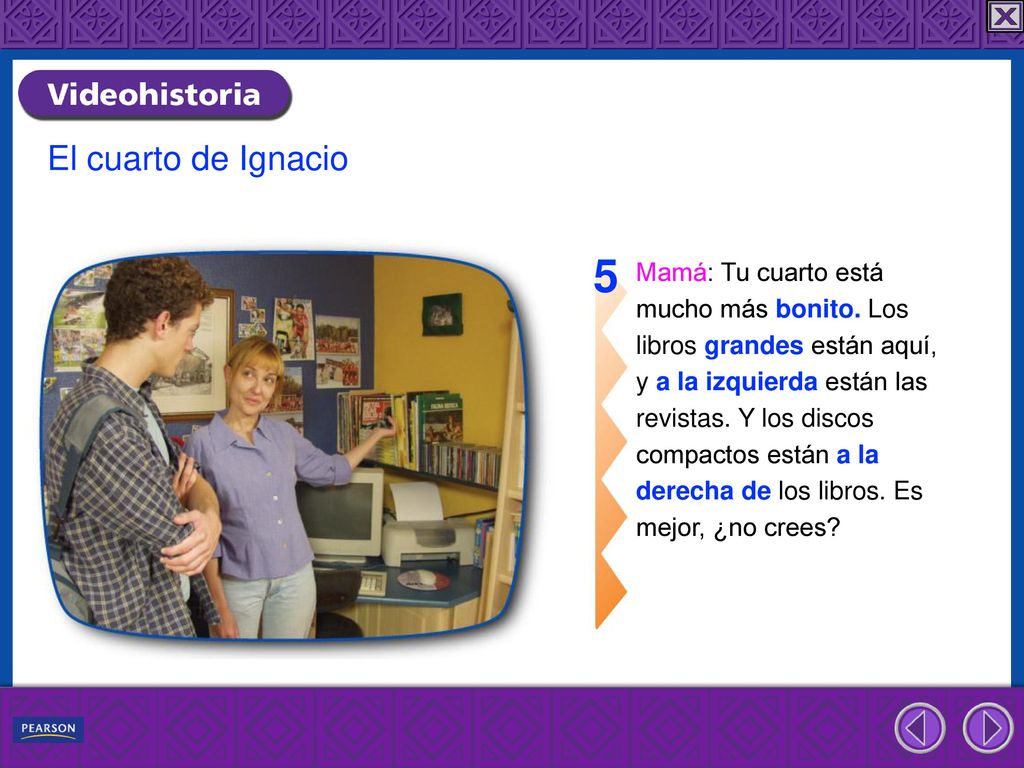 5 El cuarto de Ignacio Mamá: Tu cuarto está mucho más bonito. Los