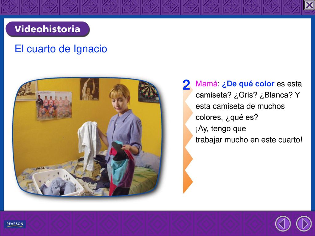 2 El cuarto de Ignacio Mamá: ¿De qué color es esta