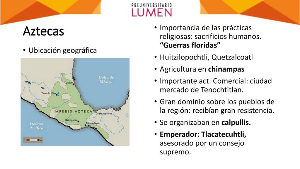Aztecas Importancia de las prácticas religiosas: sacrificios humanos. Guerras floridas Huitzilopochtli, Quetzalcoatl.
