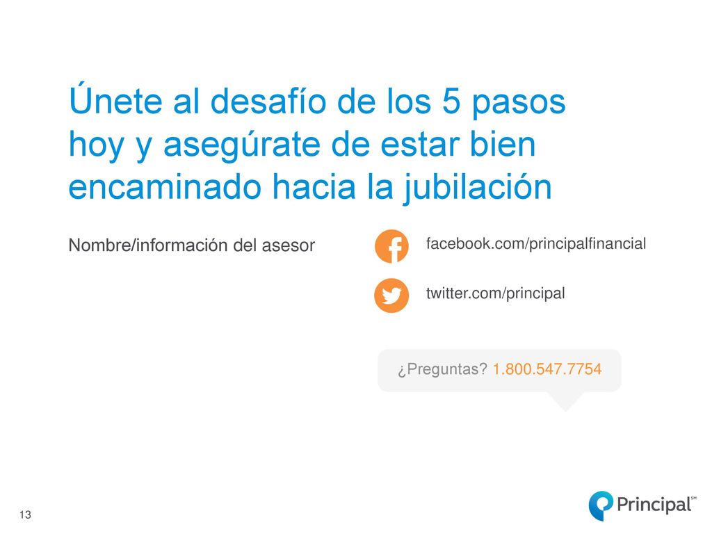 Únete al desafío de los 5 pasos hoy y asegúrate de estar bien encaminado hacia la jubilación
