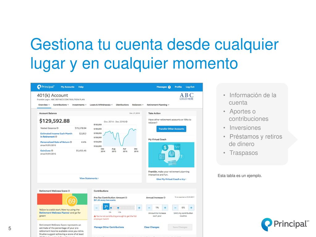 Gestiona tu cuenta desde cualquier lugar y en cualquier momento