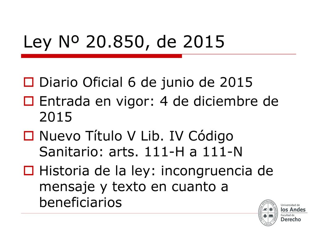 Ley Nº , de 2015 Diario Oficial 6 de junio de 2015