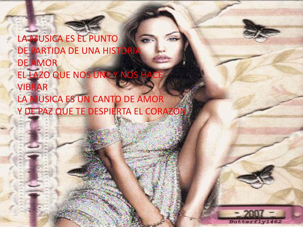 LA MUSICA ES EL PUNTO DE PARTIDA DE UNA HISTORIA. DE AMOR. EL LAZO QUE NOS UNE Y NOS HACE. VIBRAR.
