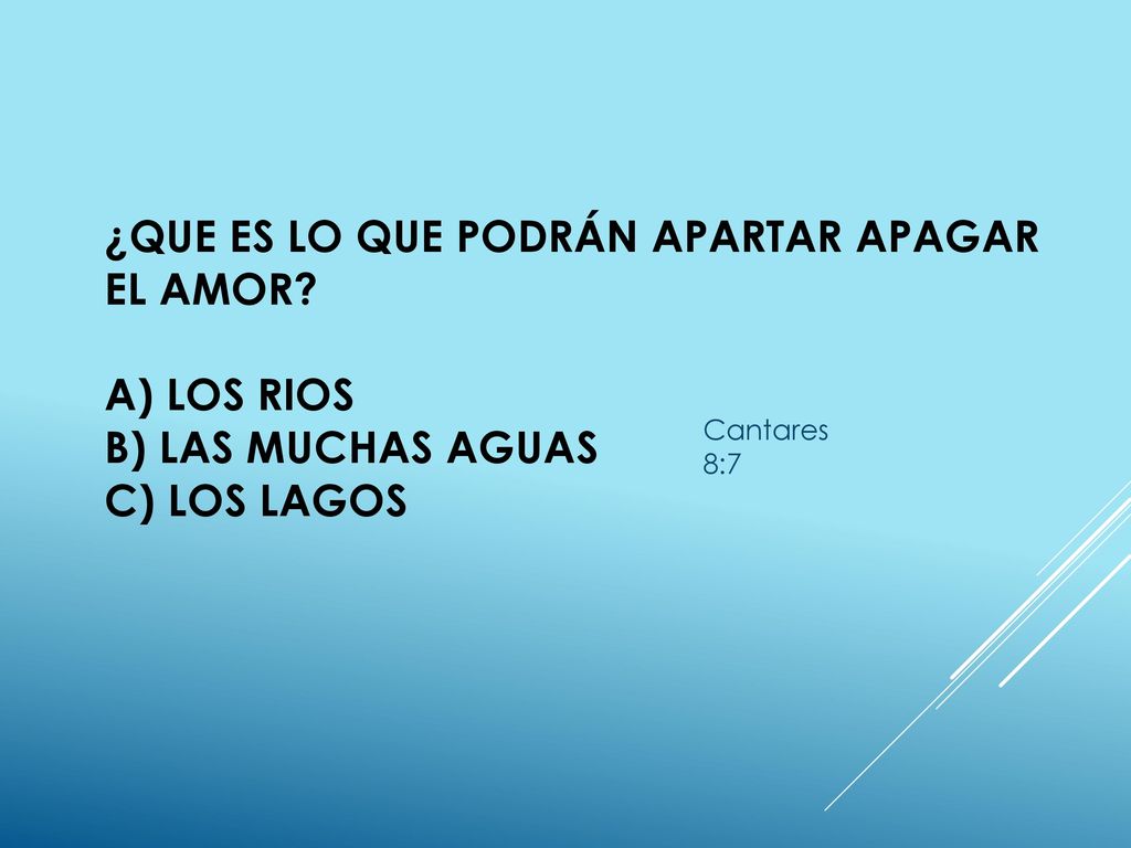 ¿Que es lo que podrán apartar apagar el amor