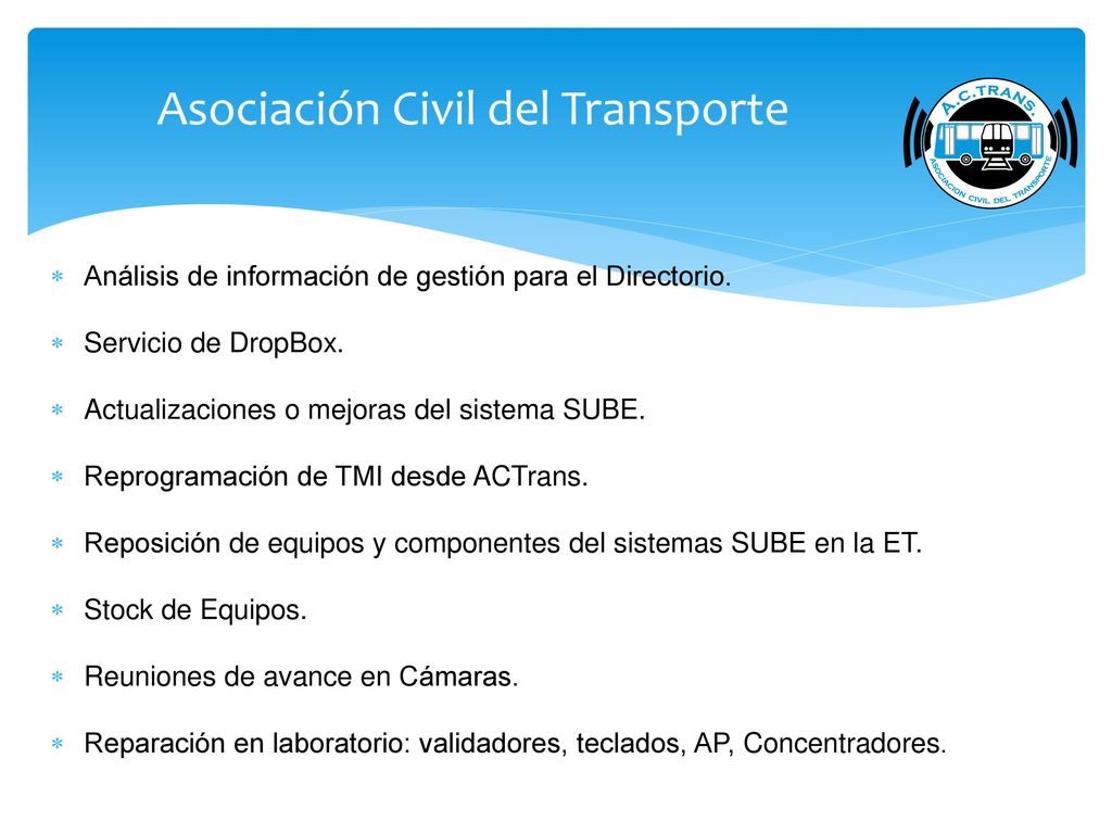 Análisis de información de gestión para el Directorio.