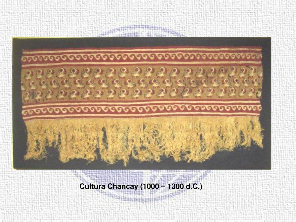 El textil que se muestra, fue tejido con algodón peruano, hilado a mano y teñido con tintes naturales. Los peruanos de hoy, con maquinaria moderna, con alta tecnología y la misma materia prima tenemos el compromiso ante el mundo de mantener el prestigio de ser buenos tejedores. La calidad, ya fue demostrada por nuestros ancestros. El camino ya fue trazado, con el compromiso de todos, sólo nos resta continuarlo.