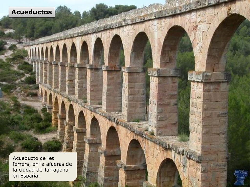 Acueductos Acueducto de les ferrers, en la afueras de la ciudad de Tarragona, en España.