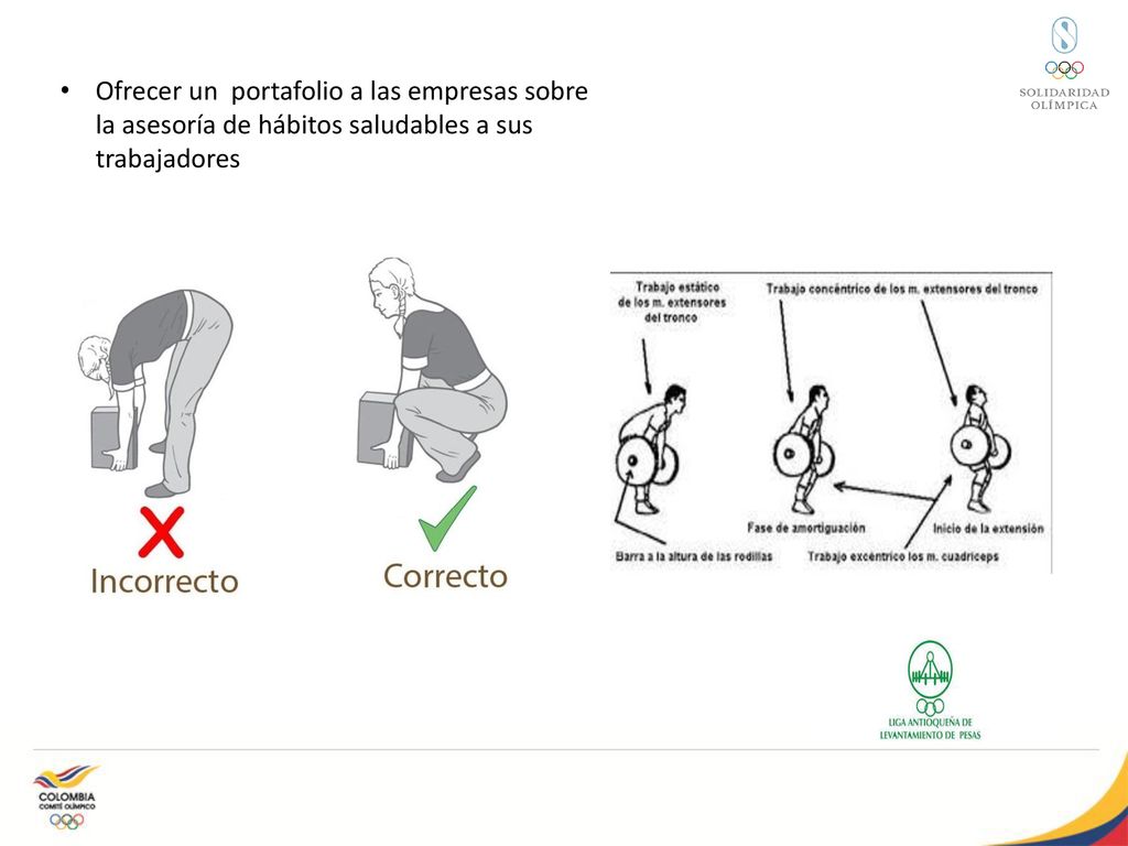 Ofrecer un portafolio a las empresas sobre la asesoría de hábitos saludables a sus trabajadores