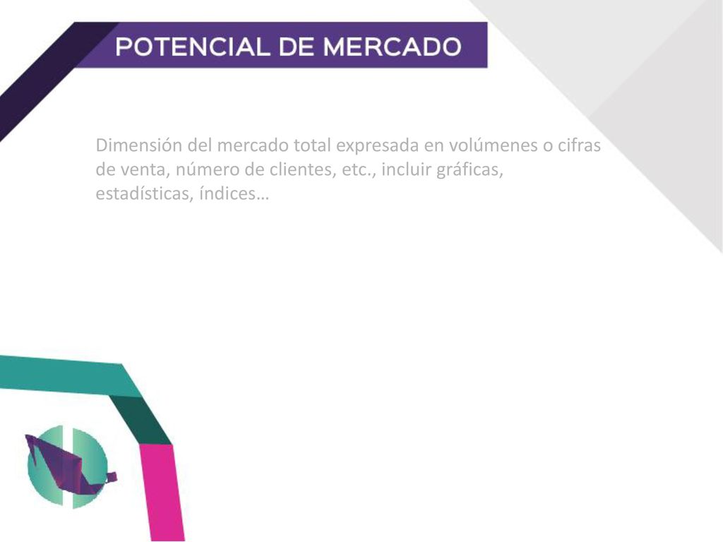 Dimensión del mercado total expresada en volúmenes o cifras de venta, número de clientes, etc., incluir gráficas, estadísticas, índices…