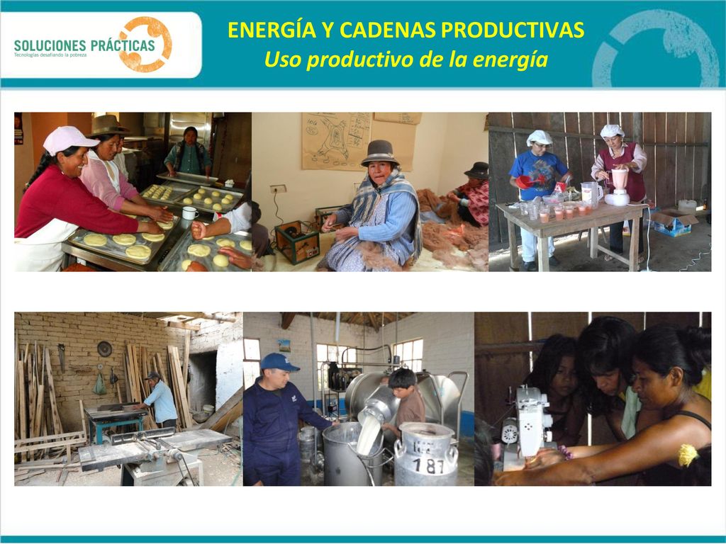 ENERGÍA Y CADENAS PRODUCTIVAS Uso productivo de la energía