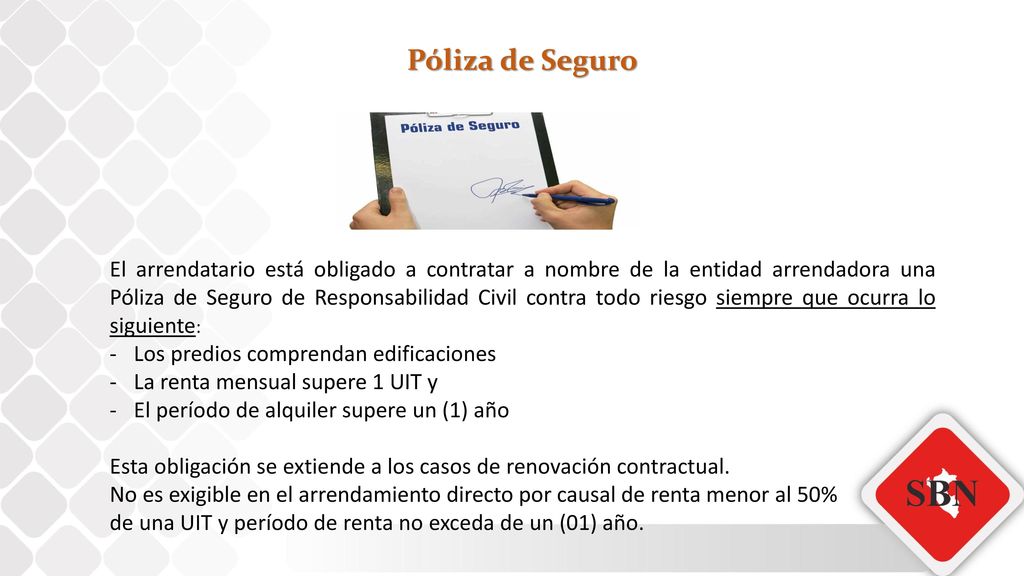 Superintendencia Nacional de Bienes Estatales - SBN Subdirección de Normas y Capacitación