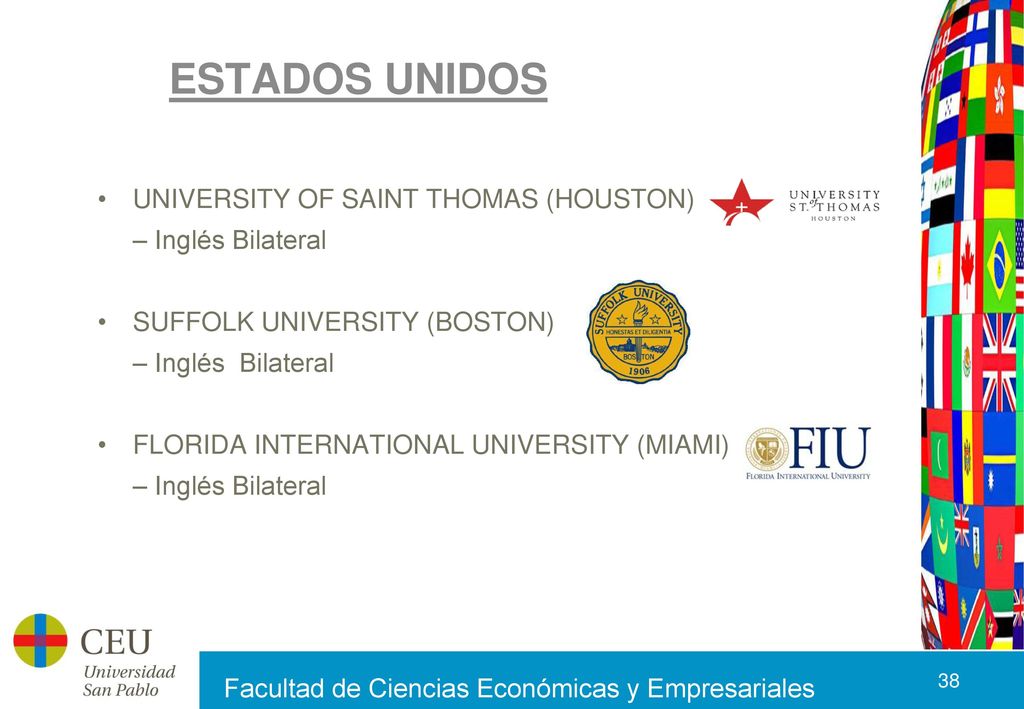 ESTADOS UNIDOS UNIVERSITY OF SAINT THOMAS (HOUSTON) – Inglés Bilateral