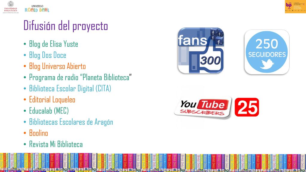 Difusión del proyecto Blog de Elisa Yuste Blog Dos Doce