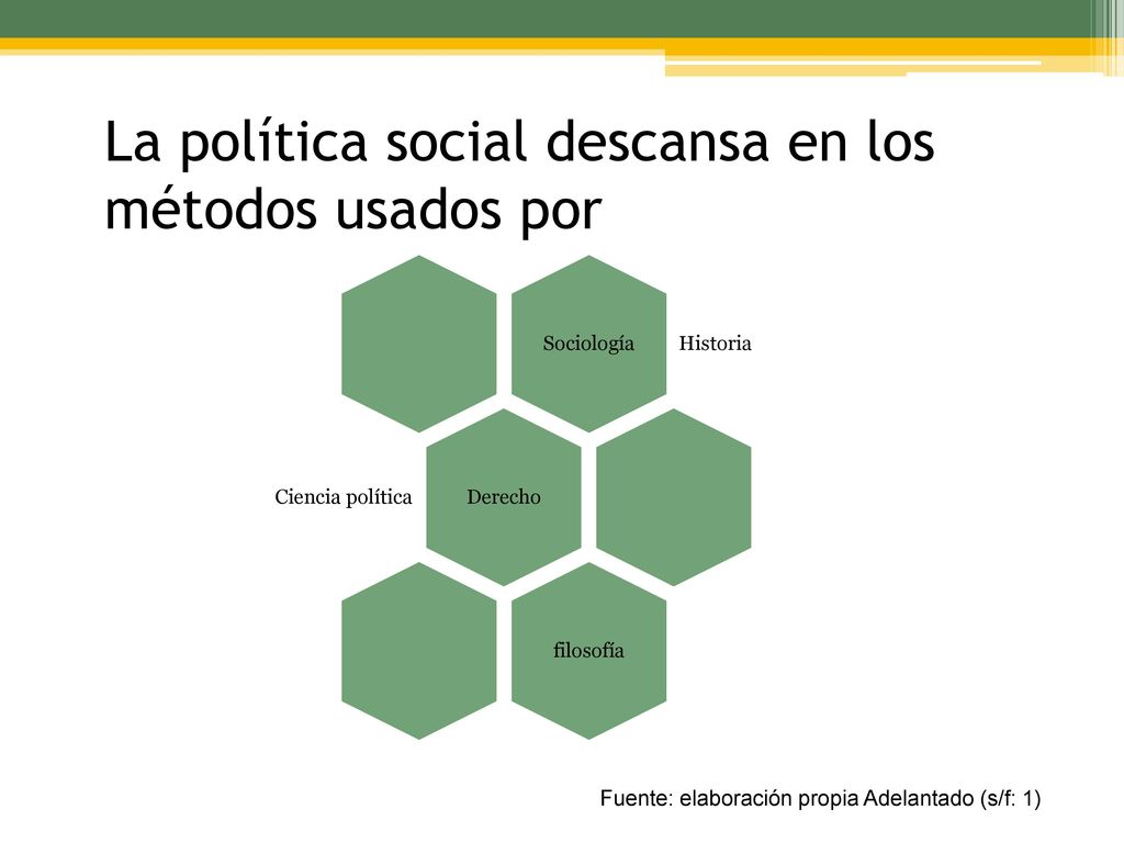 La política social descansa en los métodos usados por