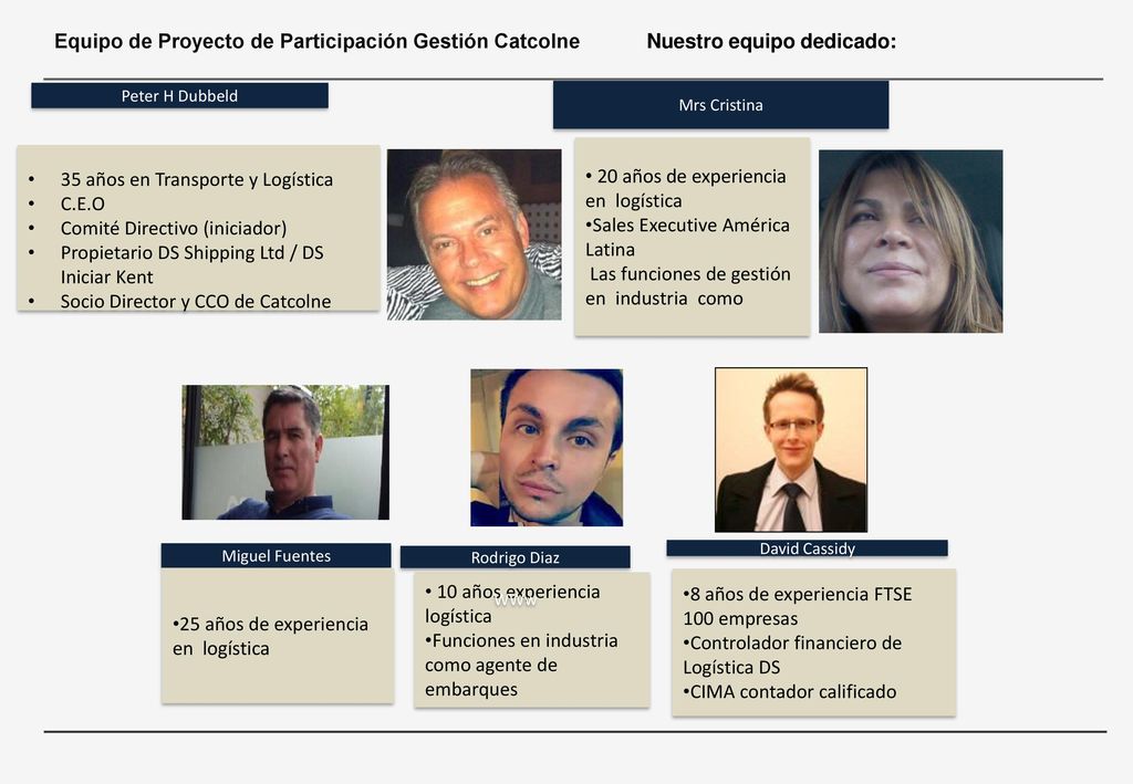 20 años de experiencia en logística Sales Executive América Latina